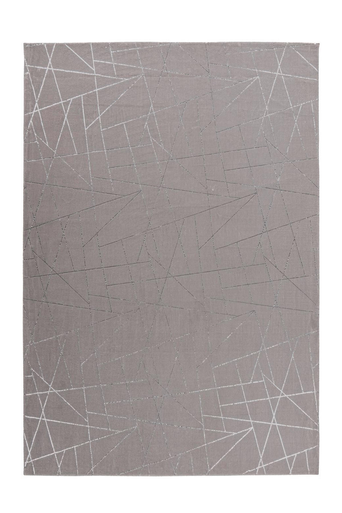 LÄUFER 80/150 cm Bijou 125 Taupe / Silber Silberfarben, Taupe  - Taupe/Silberfarben, KONVENTIONELL, Textil (80/150cm)