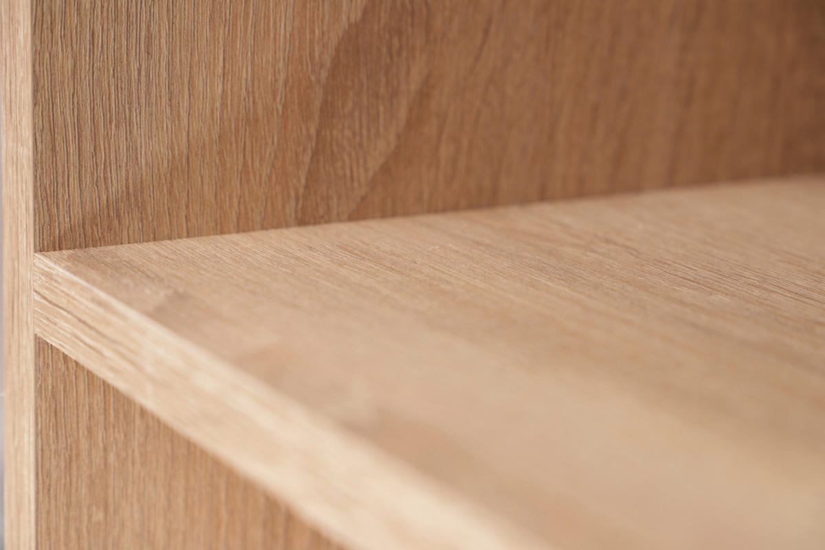 BARTISCH rechteckig Grau, Eichefarben  - Eichefarben/Grau, Design, Holzwerkstoff (103/50/115cm) - Respekta