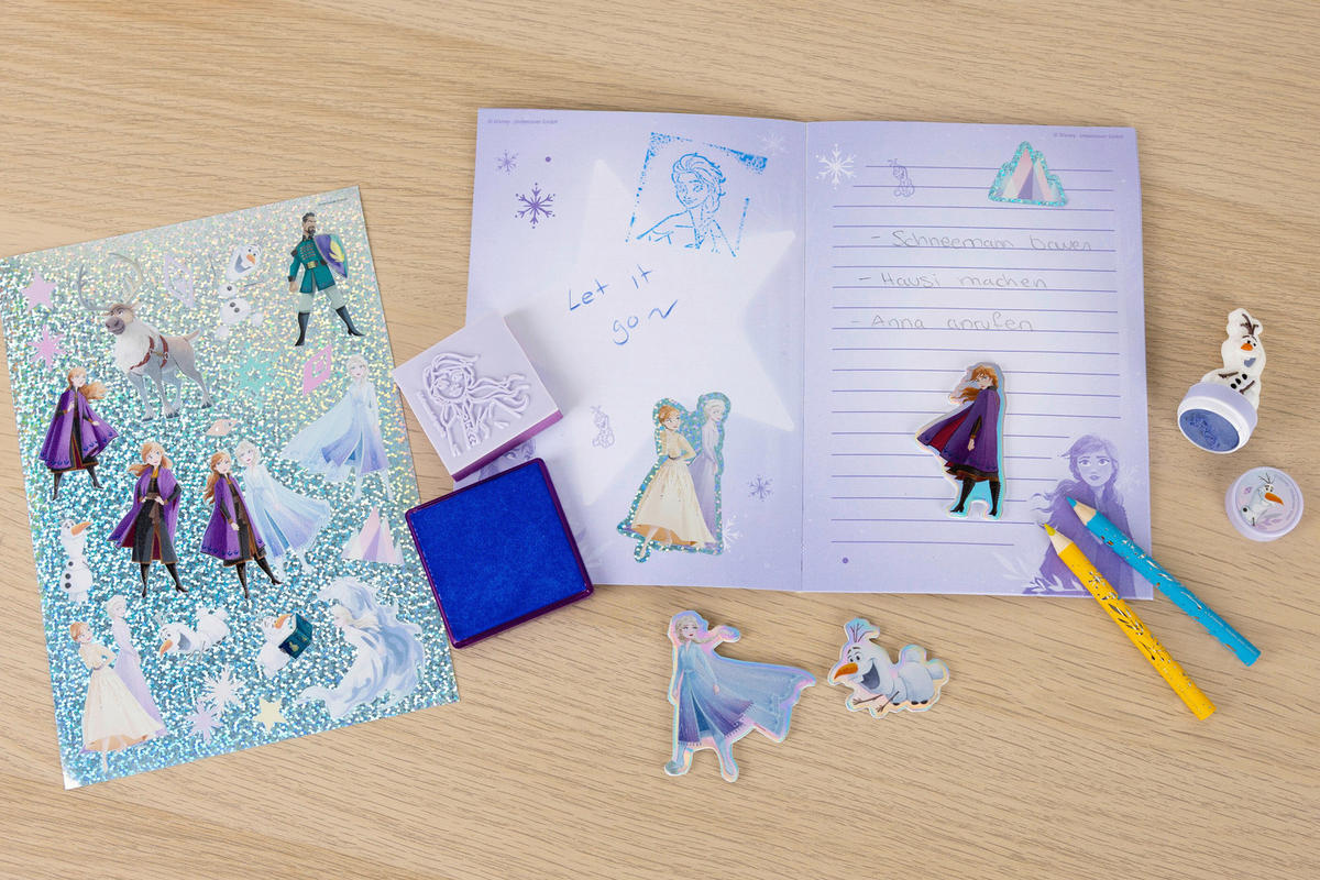MALSET - Pastellblau/Lila, Basics, Karton/Papier (37/23/3,0cm) - Disney