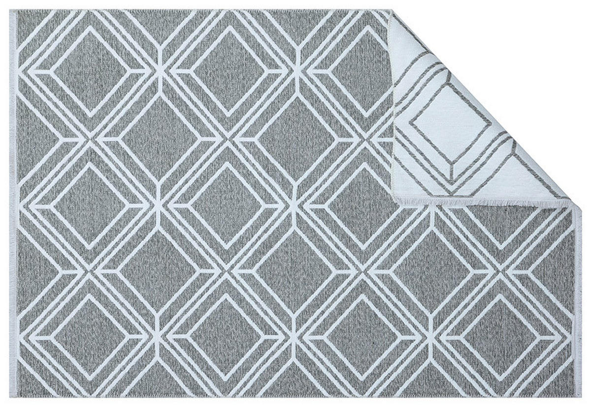 RAVNO TKANA PREPROGA  COLORI     80/150 cm    tkano  siva, bela  - siva/bela, Trendi, tekstil (80/150cm) - Novel