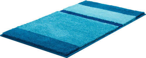 Thumbnail - Grund Badteppich Room, Türkis, Textil, Streifen, rechteckig, 70x120 cm, Oeko-Tex® Standard 100, Made in Europe, für Fußb...