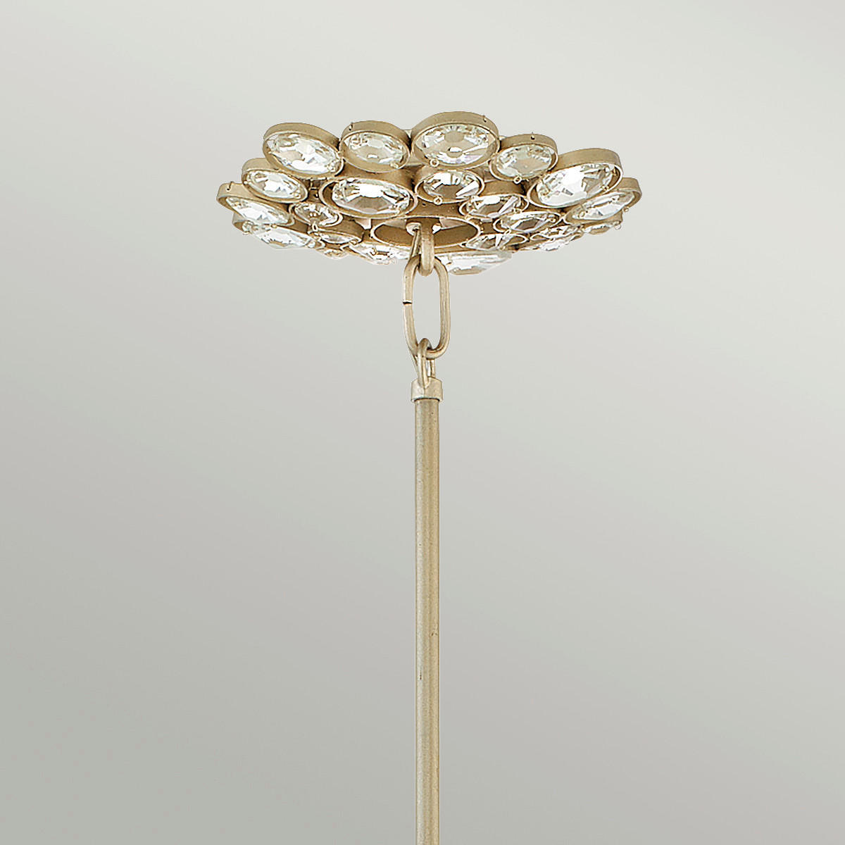 HÄNGELEUCHTE 20.3/54.1  cm    - Silberfarben, Konventionell, Glas/Metall (20.3/54.1 cm) - Elstead Lighting
