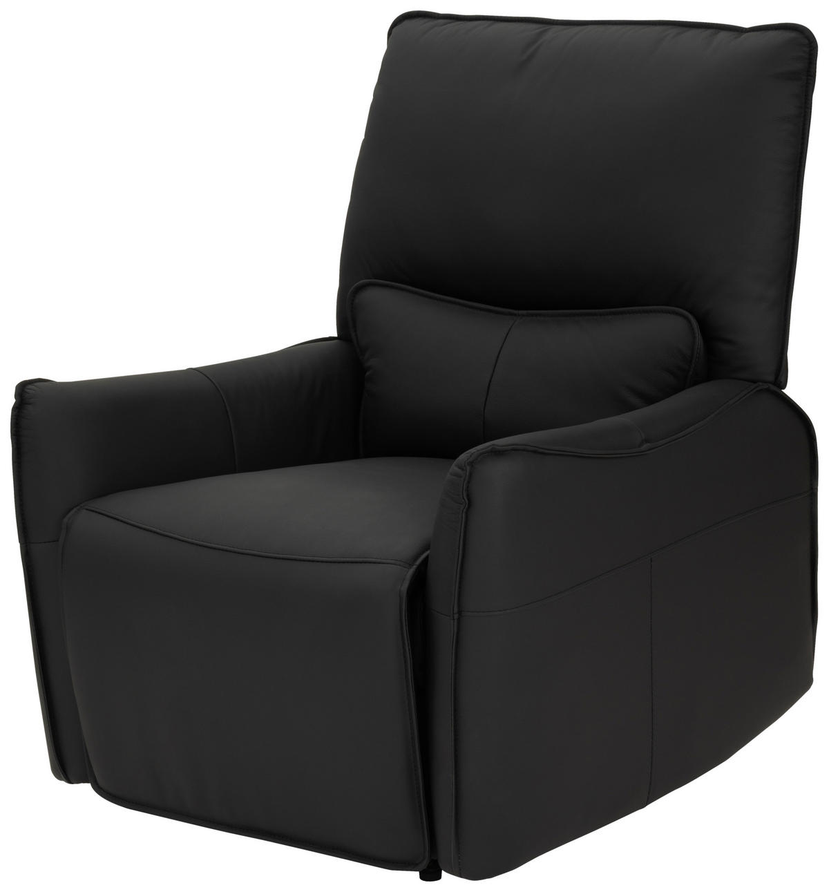 ÜLŐGARNITÚRA bőr fekete  - fekete, Konventionell, műanyag/bőr (191/139/82/99/96cm) - MID.YOU