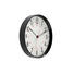 WANDUHR Silberfarben - Silberfarben, Design, Kunststoff/Metall (30/6cm)