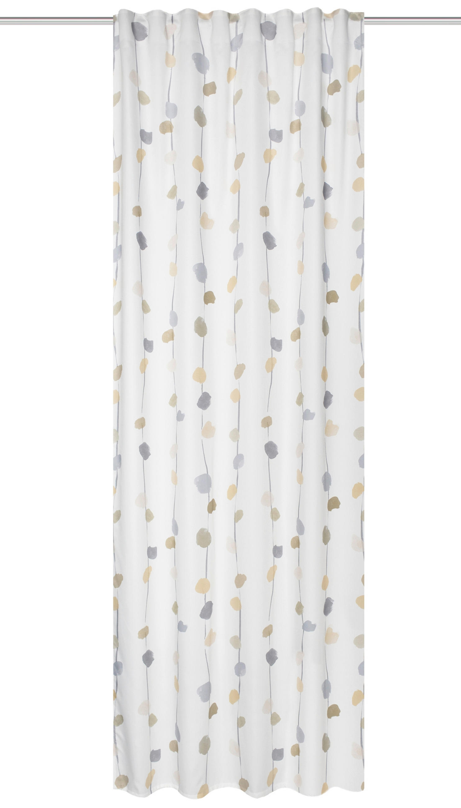 FERTIGVORHANG  blickdicht   135/245 cm  - Naturfarben, KONVENTIONELL, Textil (135/245cm)