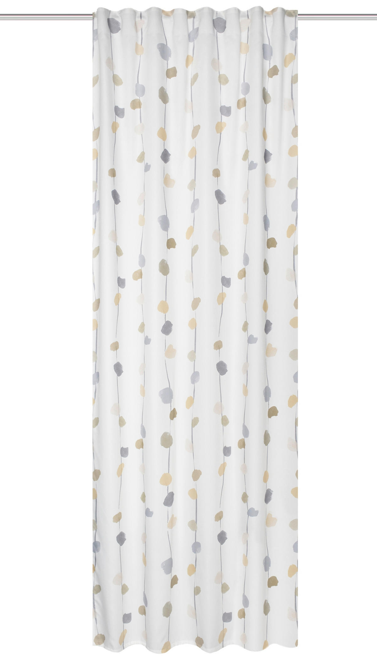 FERTIGVORHANG  blickdicht   135/245 cm  - Naturfarben, KONVENTIONELL, Textil (135/245cm)