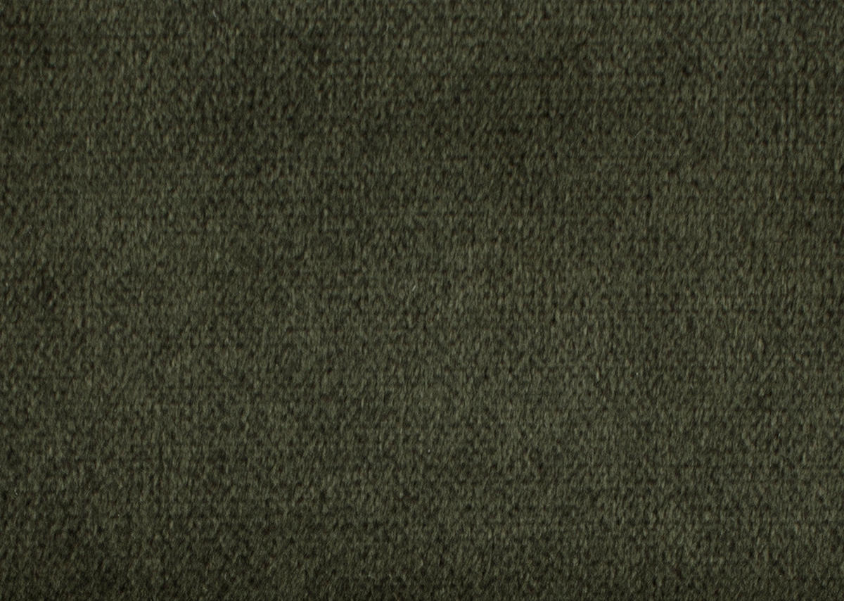ECKSOFA in Velours Olivgrün  - Schwarz/Olivgrün, Basics, Holz/Textil (260/161cm) - Carryhome