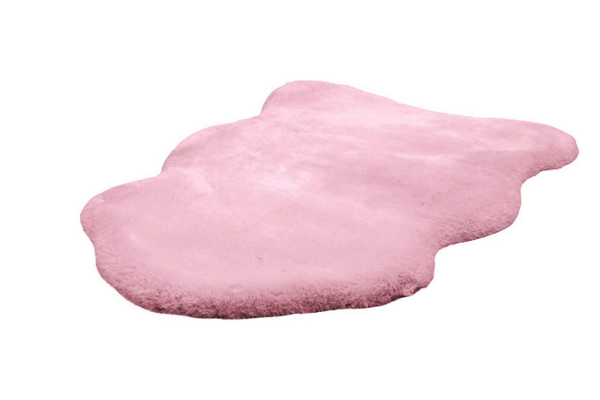 TEPPICH 60/90 cm Rabbit Light 825 Rosa Rosa  - Rosa, KONVENTIONELL, Kunststoff/Textil (60/90cm)