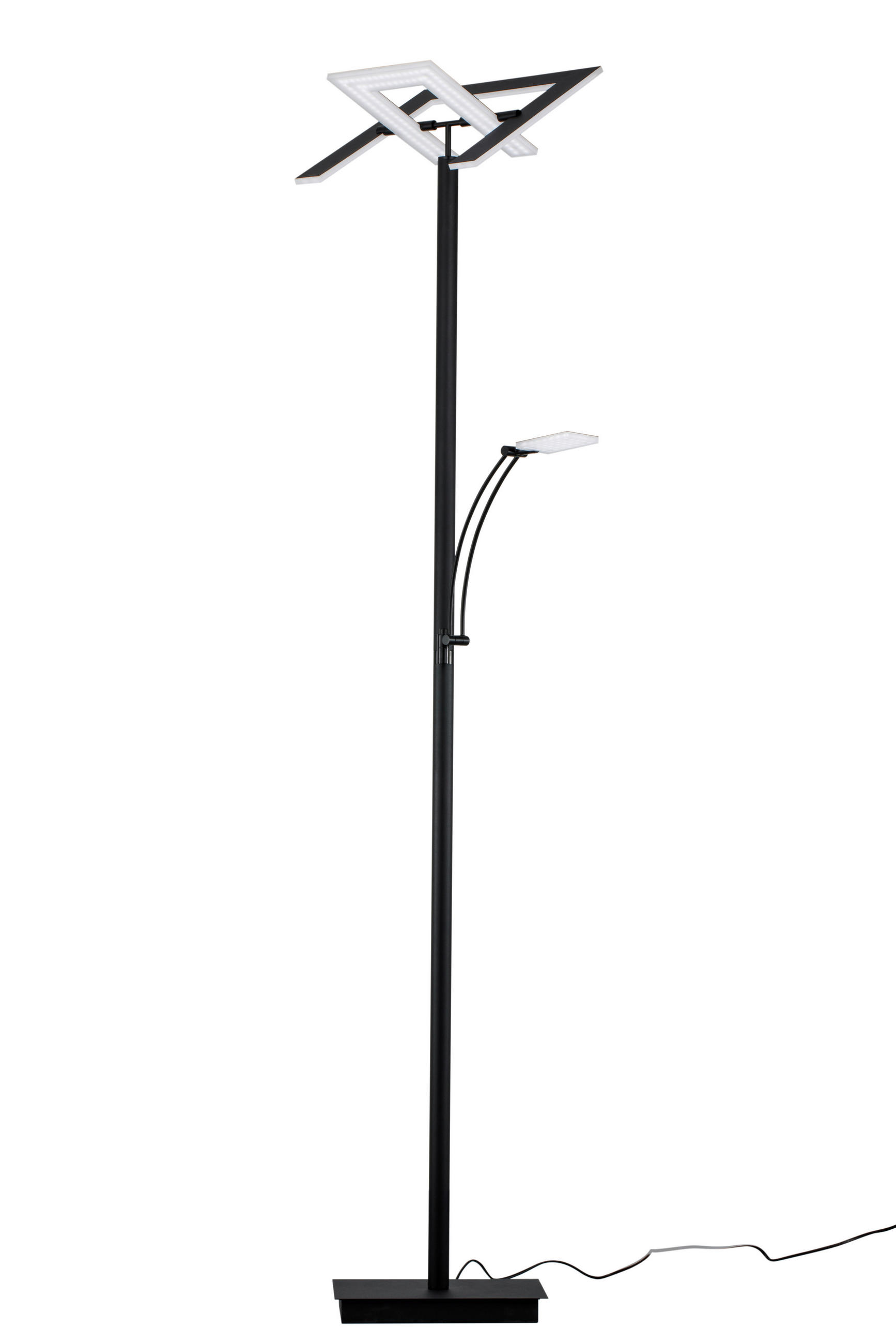 LED-DECKENFLUTER Niko 35/180 cm  - Schwarz, KONVENTIONELL, Kunststoff/Metall (35/180cm) - Dieter Knoll