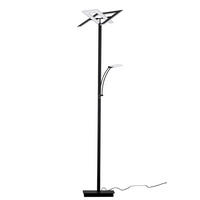 LED-DECKENFLUTER Niko 35/180 cm  - Schwarz, KONVENTIONELL, Kunststoff/Metall (35/180cm) - Dieter Knoll