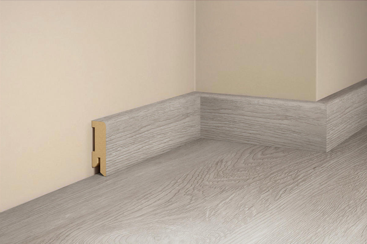 SOCKELLEISTE, Eiche Helsinki  - Basics, Holz (240/5/1,6cm) - Tilo