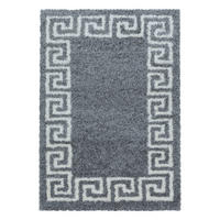 HOCHFLORTEPPICH 140/200 cm Hera 3301 Grau  - Grau, Design, Textil (140/200cm) - Novel