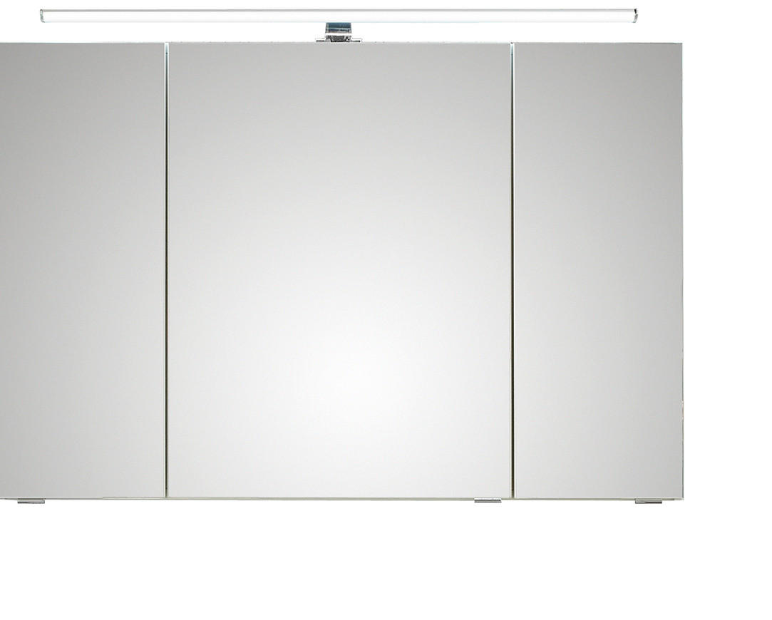Thumbnail - Xora Spiegelschrank Luga, Eiche, Metall, 6 Fächer, 105x70x16 cm, Made in Germany, Badezimmer, Badezimmerspiegel, Spiegel...