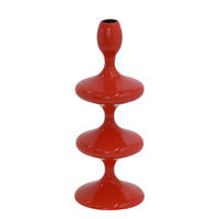 STABKERZENHALTER - Rot, Basics, Metall (11/28/11cm)
