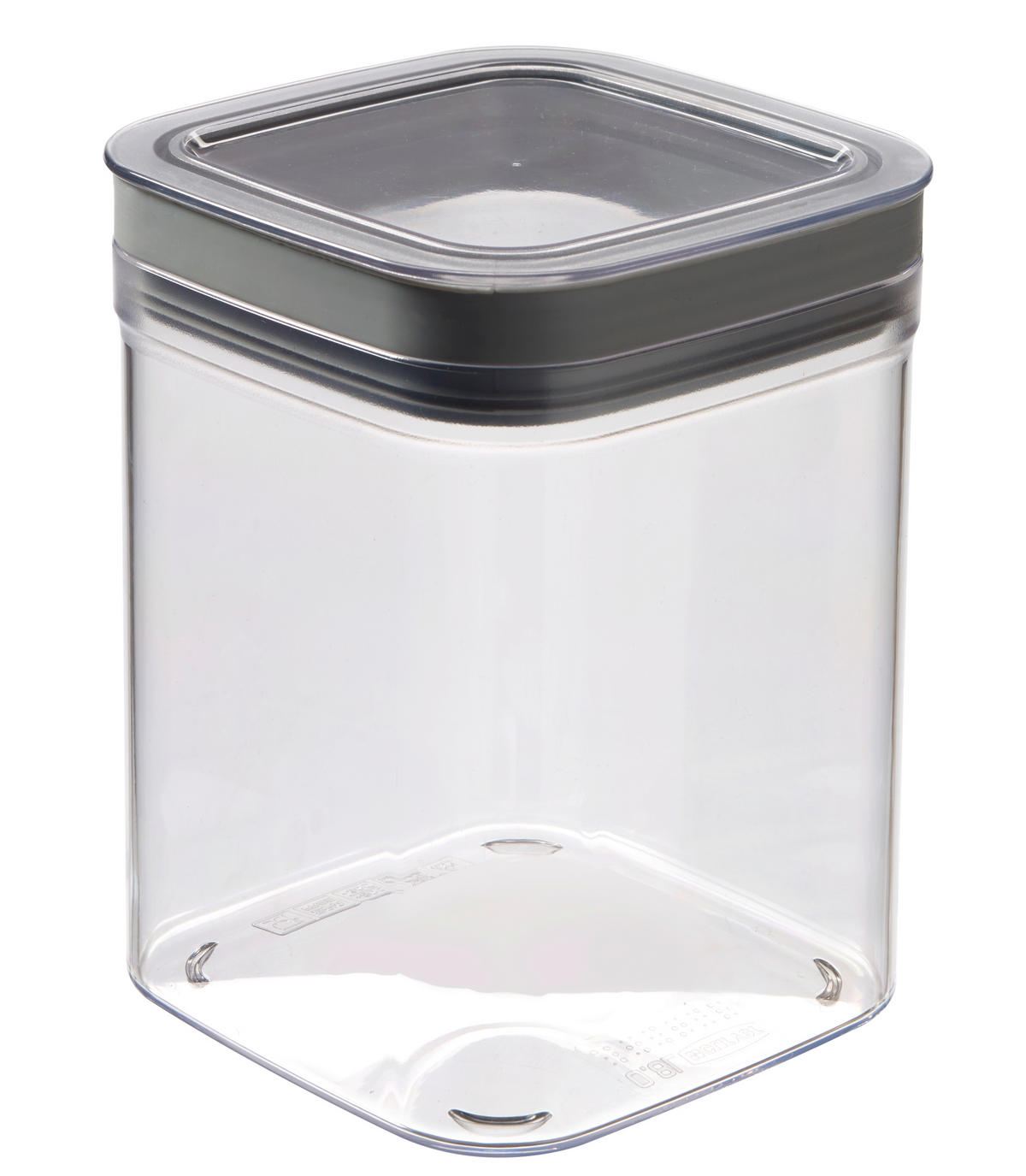 ÉTELTÁROLÓ DOBOZ  0,5 l  - áttetsző/kék, Basics, műanyag (11.8/14.8/11.8cm)