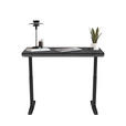 SCHREIBTISCH höhenverstellbar  - Schwarz, Design, Holzwerkstoff/Kunststoff (140/70/73-118cm) - Novel