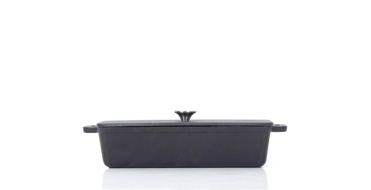 BROTTOPF - Schwarz, Basics, Metall (36/12/9cm) - Echtwerk