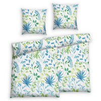 Bettwäsche 2er Set 4-teilig Seersucker 135/200 cm  - Blau, Design, Textil (135/200cm) - Florella