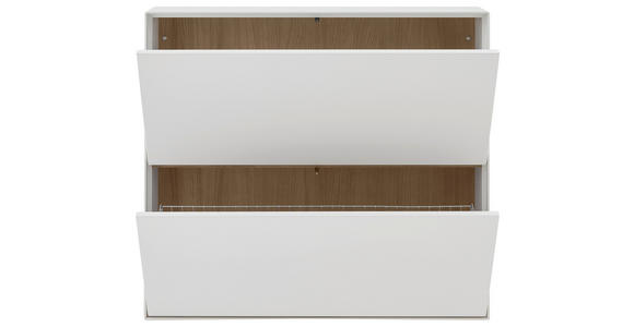 SCHUHKIPPER  in 98/88/20 cm  - Weiß, Design, Holz (98/88/20cm) - Johann Jakob