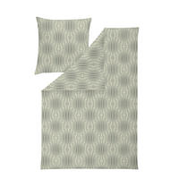 BETTWÄSCHE Atelier Makosatin 155/220 cm  - Grün, Design, Textil (155/220cm) - Estella