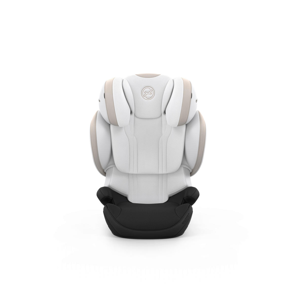KINDERAUTOSITZ Solution S Style Off White  - Weiß, Basics, Kunststoff/Textil (42/49,5/61cm) - cybex PLATINUM