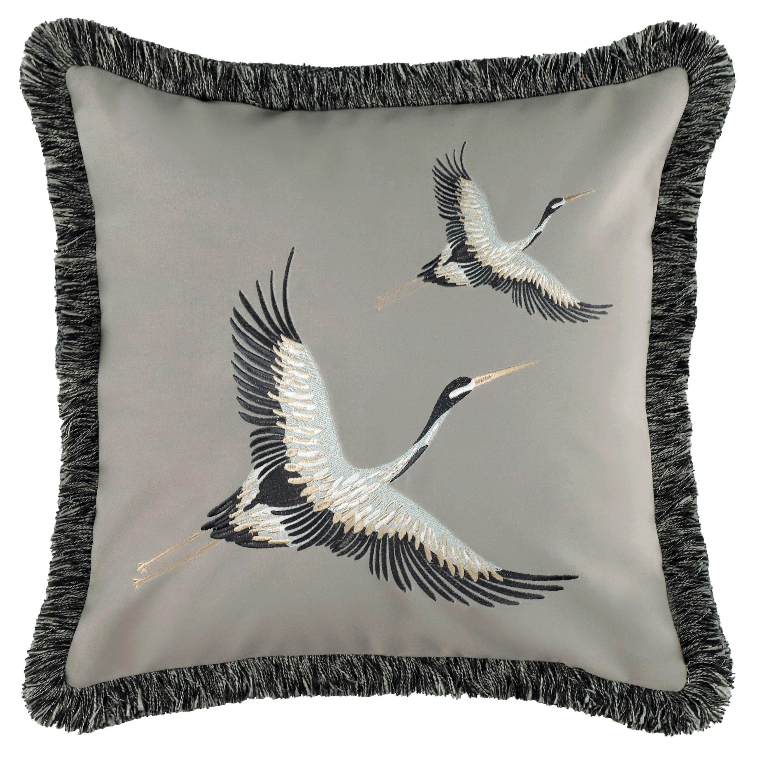 KISSENBEZUG Schöner Wohnen - Trail anthrazit 45/45 cm  - Anthrazit/Grau, Textil (45/45cm) - Schöner Wohnen
