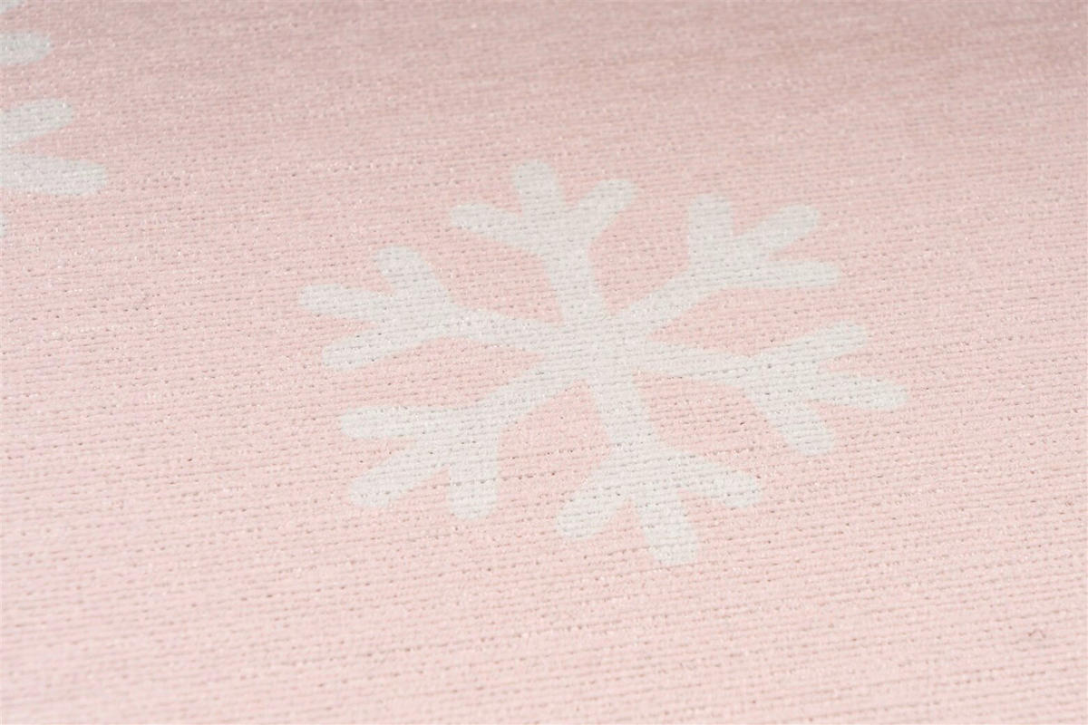 DĚTSKÝ KOBEREC, 120/180 cm růžová, bílá - bílá/růžová, Basics, textil (120/180cm) - Kayoom