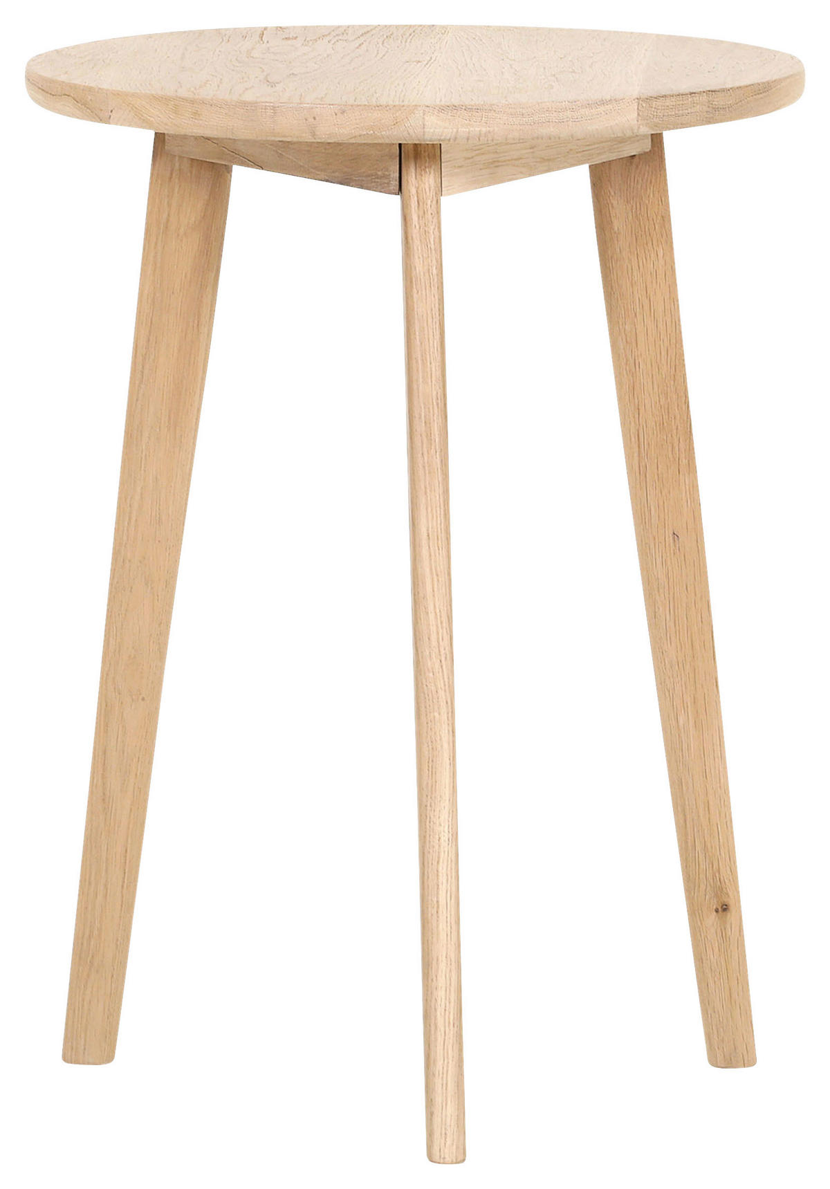 BEISTELLTISCH 45/45/60 cm Eiche massiv Eichefarben rund  - Eichefarben, Natur, Holz (45/45/60cm) - Landscape