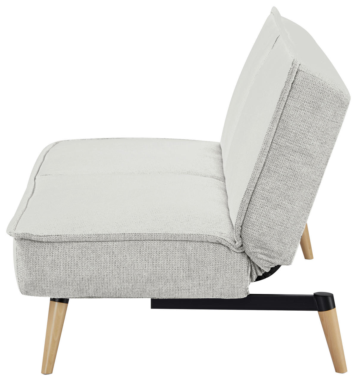 SCHLAFSOFA in Webstoff Creme  - Creme/Naturfarben, MODERN, Holz/Textil (188/84/87cm) - MID.YOU