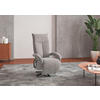 SESSEL in Flachgewebe Silberfarben  - Silberfarben/Schwarz, Konventionell, Textil/Metall (74/112/82cm) - Sit & More