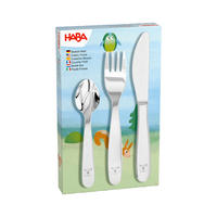 KINDERBESTECK - Silberfarben, Basics, Metall (11/2,3/18cm) - Haba