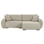 ECKSOFA Mintgrün Flachgewebe Zierkissen, Rückenkissen, Bettkasten, Schlaffunktion, Rücken echt, Liegefläche im Originalstoff  - Schwarz/Mintgrün, KONVENTIONELL, Kunststoff/Textil (250/145cm) - Carryhome