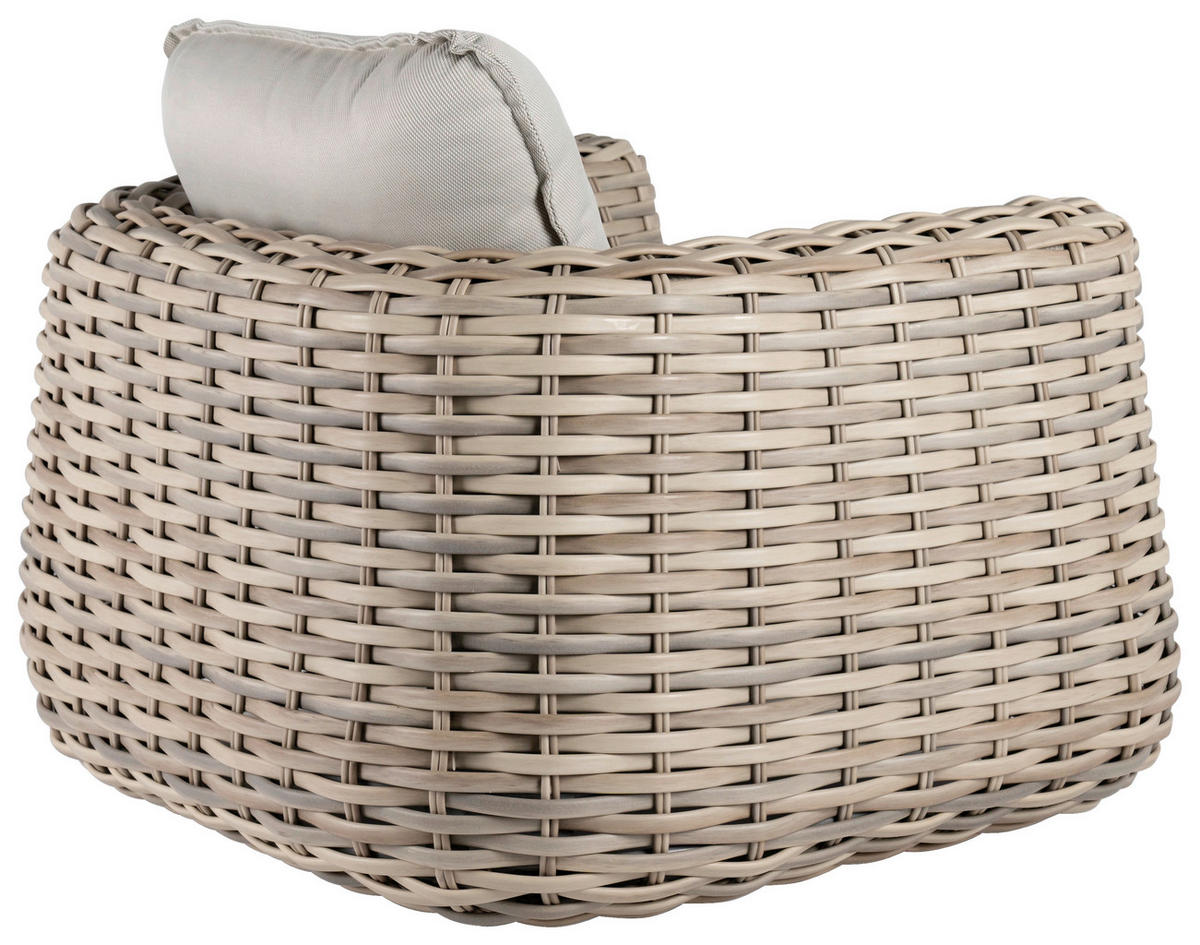 LOUNGESESSEL  - Creme, Basics, Kunststoff/Metall (100/69/117cm) - Tierra Outdoor