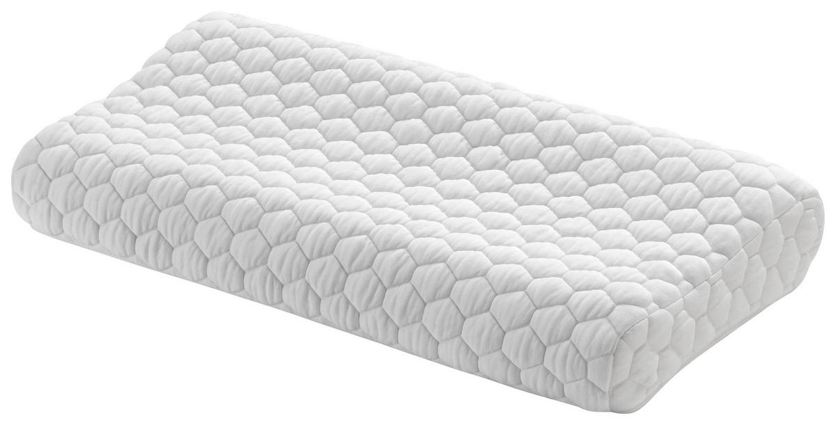 NACKENKISSEN  62/32 cm  - Weiß, Basics, Textil (62/32cm) - Novel