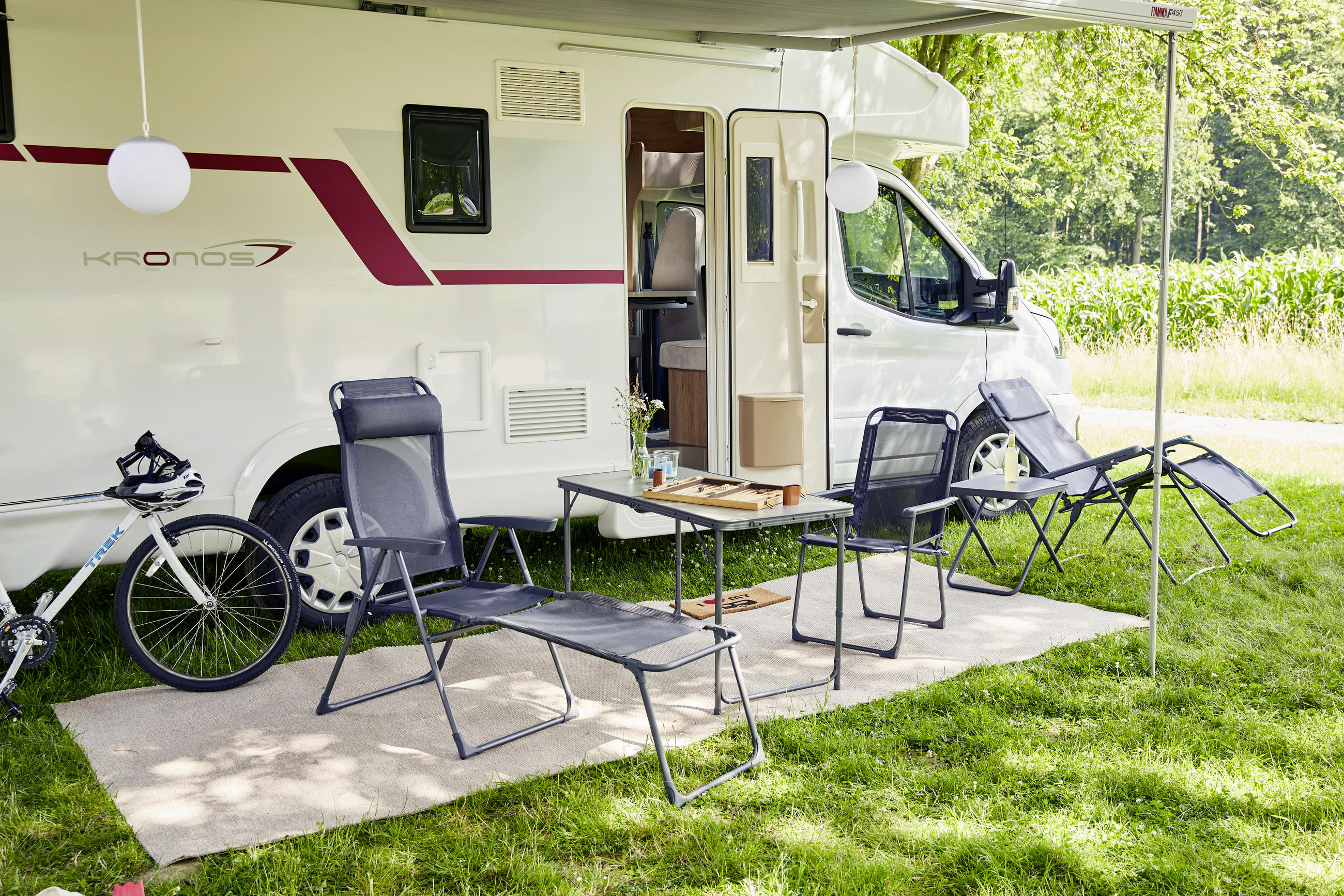 CAMPINGTISCH - Grau, KONVENTIONELL, Holzwerkstoff/Metall (120/60/70cm) - Siena Garden