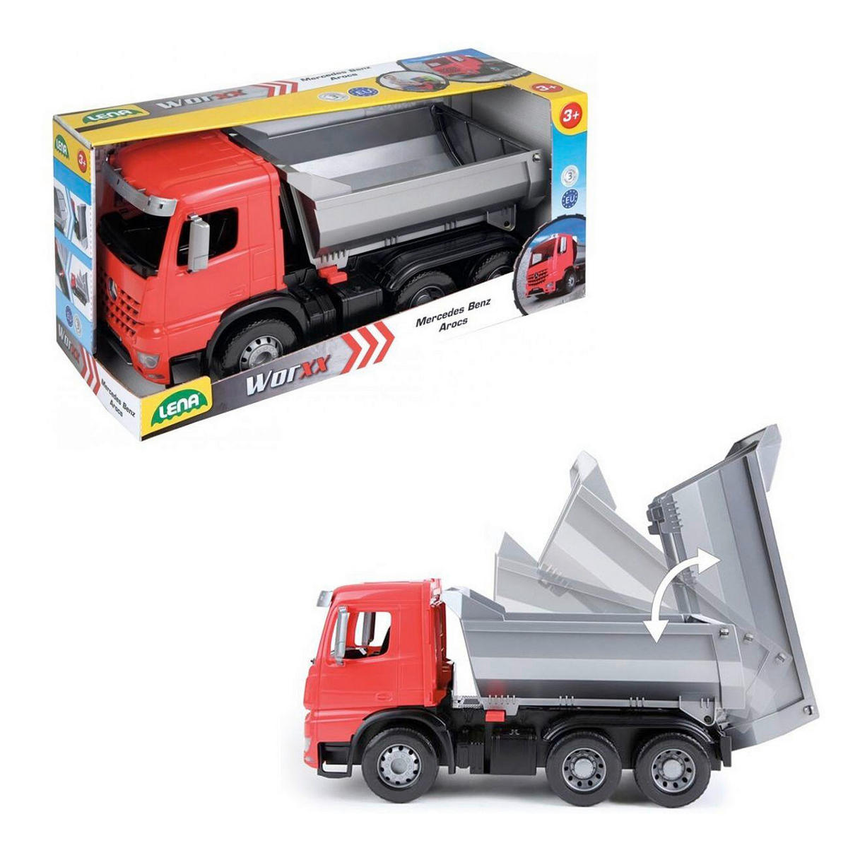 DJEČJI AUTO   - siva/crvena, Basics, plastika (49/24,50/19,50cm)