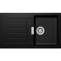 SPÜLE SIGD100UMAG  - Dunkelgrau, Basics, Stein (86/50cm) - Schock