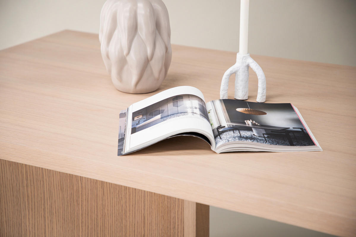 MATBORD i trä, trämaterial 240/100/74 cm   - beige, Design, trämaterial/trä (240/100/74cm) - Livetastic