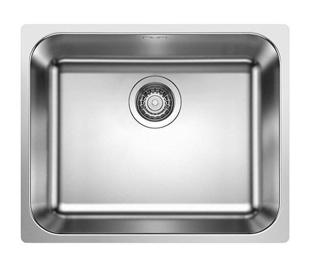 SPÜLE Supra  - Edelstahlfarben, Basics, Metall (54/18,4/44cm) - Blanco