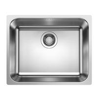 SPÜLE Supra  - Edelstahlfarben, Basics, Metall (54/18,4/44cm) - Blanco