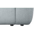 ECKSOFA  in Velours Grau  168/298 cm  - Schwarz/Grau, KONVENTIONELL, Kunststoff/Textil (168/298cm) - Carryhome