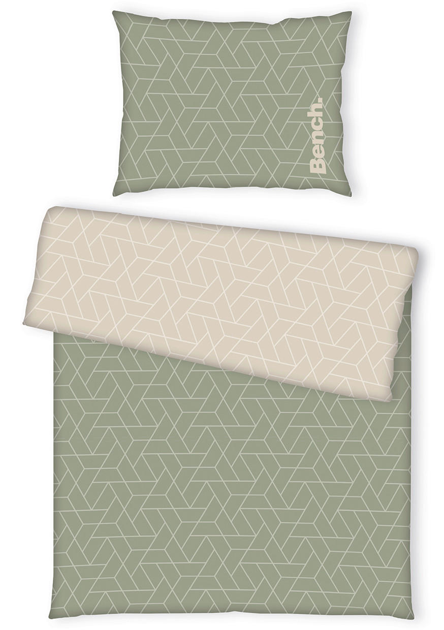 BETTWÄSCHE 140/200 cm  - Grün, Basics, Textil (140/200cm) - Bench