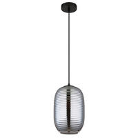 VISEČA SVETILKA  JEFREY      20/120 cm      E27 - siva/črna, Basics, kovina/umetna masa (20/120cm) - Globo