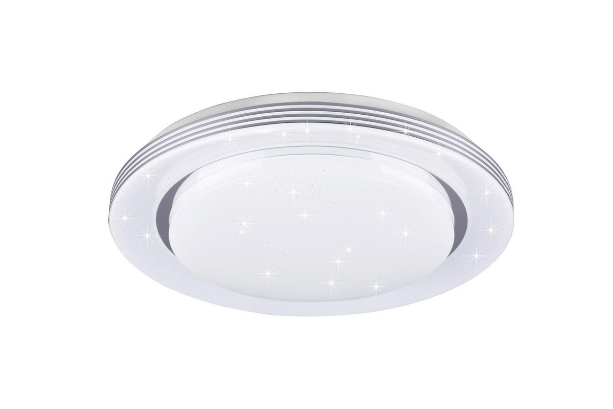 LED-DECKENLEUCHTE Atria 58/8 cm   - Weiß, Basics, Kunststoff (58/8cm)