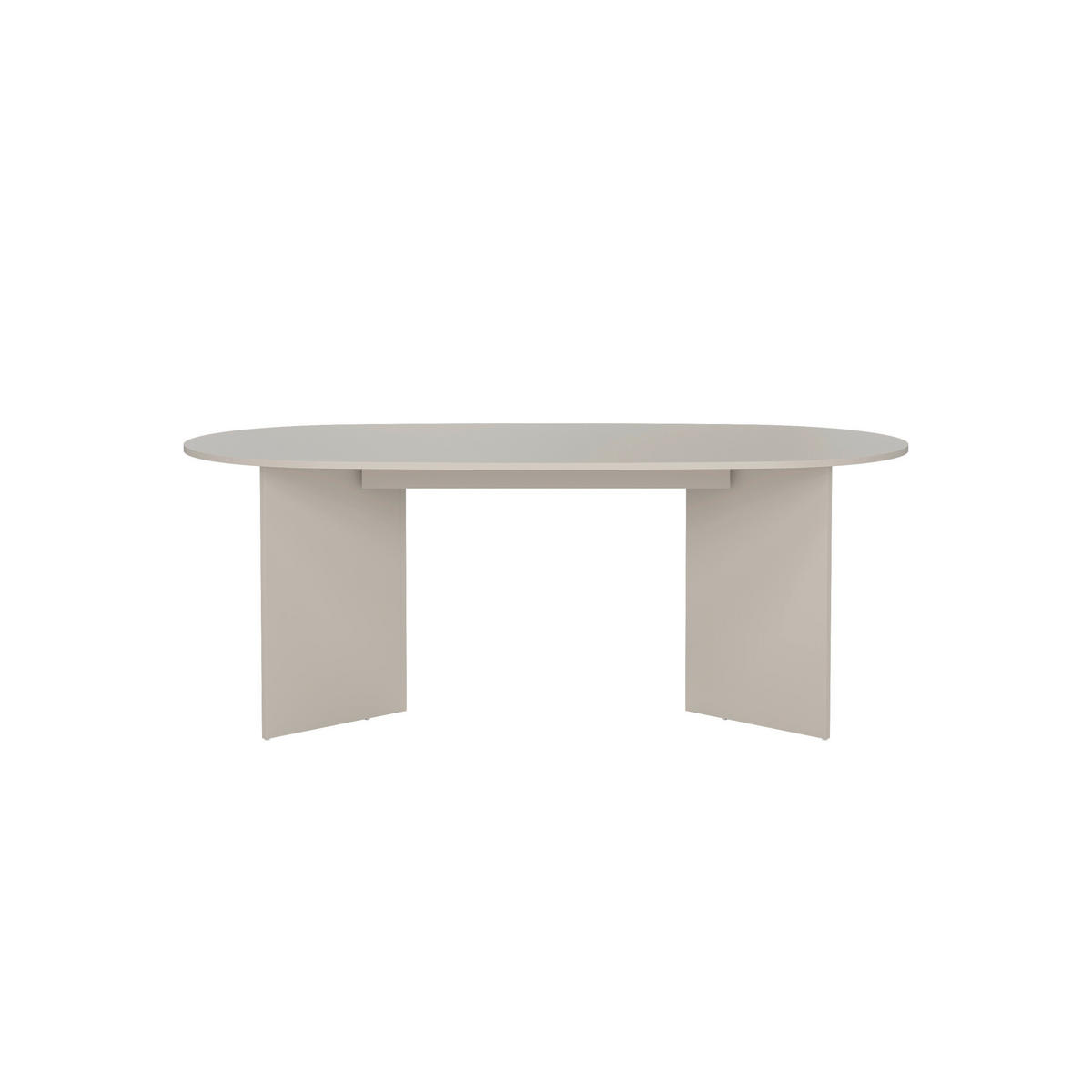 JEDILNA MIZA, bež  - bež, Design, leseni material (220/90/75cm) - Lomoco