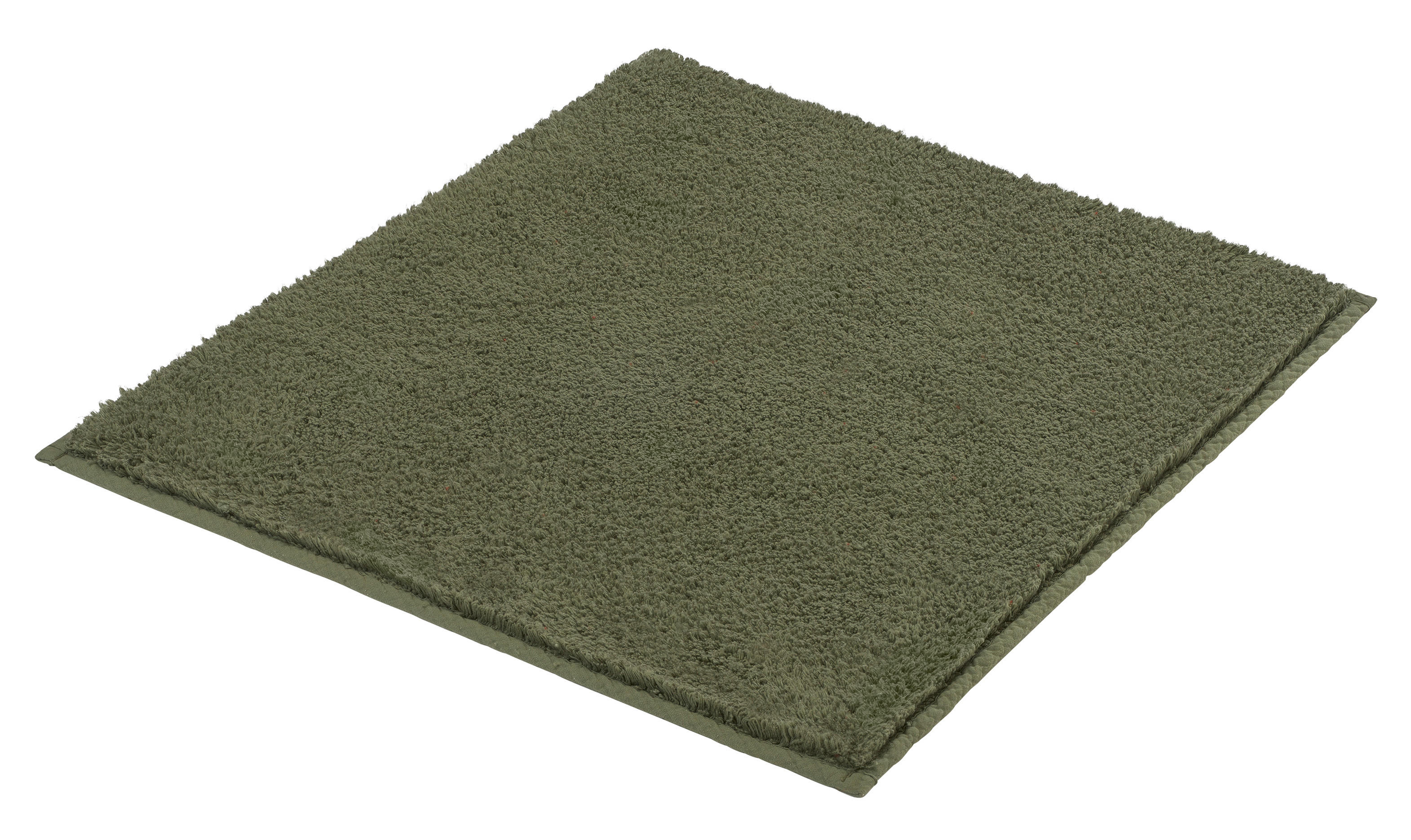BADTEPPICH Kansas 55/65 cm  - Olivgrün, Basics, Kunststoff/Textil (55/65cm) - Kleine Wolke