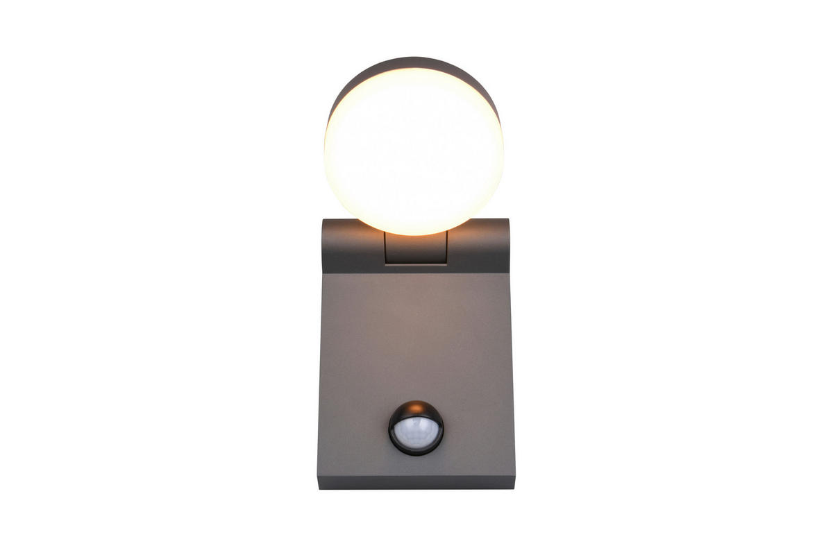 AUßENWANDLEUCHTE 10/19 cm   - Anthrazit, Basics, Metall (10/19cm)