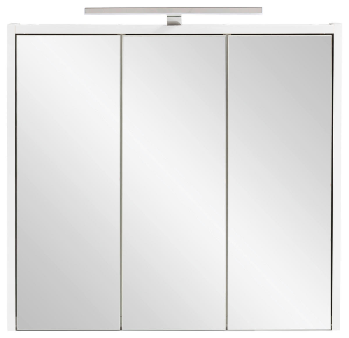 SPIEGELSCHRANK 65/60/16 cm  - Weiß, Basics, Glas/Holzwerkstoff (65/60/16cm) - Stylife