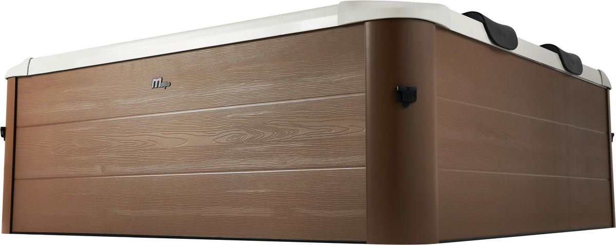 WHIRLPOOL MSPA OSLO AMBER 160/160/65 cm  - Braun, KONVENTIONELL, Kunststoff (160/160/65cm)