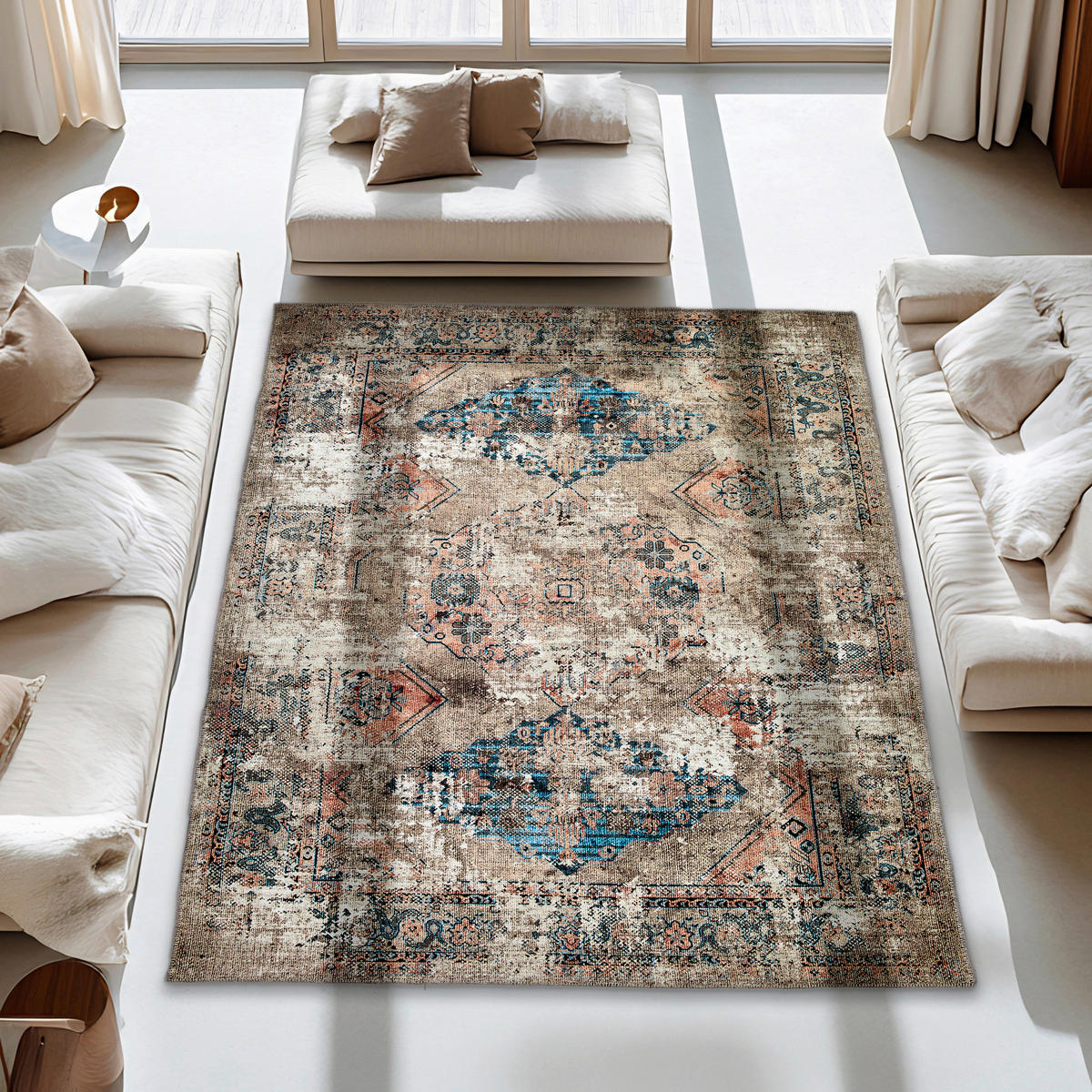 FLACHWEBETEPPICH 160/230 cm Piper Multicolor rechteckig  - Multicolor, Basics, Textil (160/230cm) - Astra